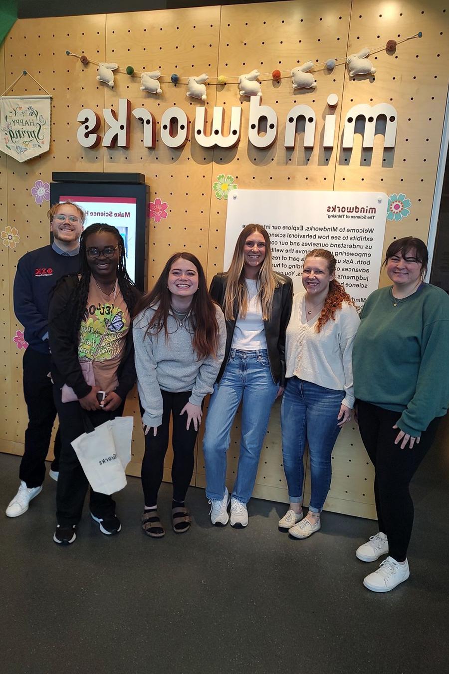 In addition to attending a conference, Northwest psychology students visited Mindworks, a Chicago discovery center and behavioral science lab. 